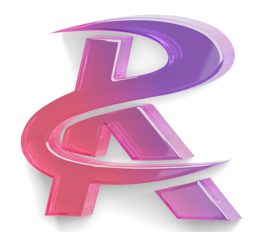 Rising Media three-dimensional graphic logo